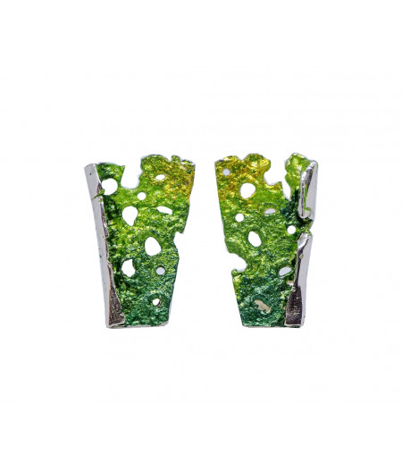 Cercei argint Fresh Green