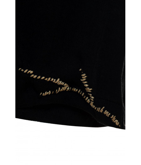 KINTSUGI LONG BLACK KIMONO