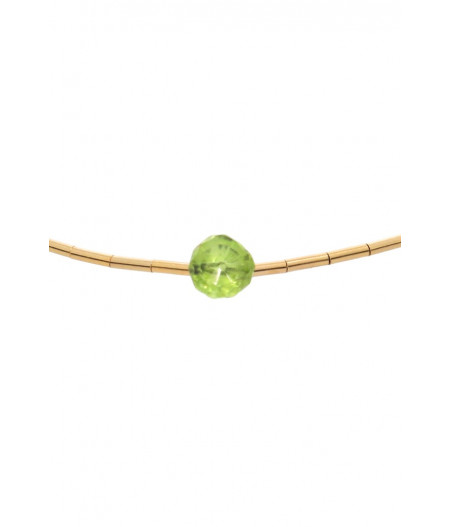 bratara din gold filled de 14k/20 (aur filat) si peridot