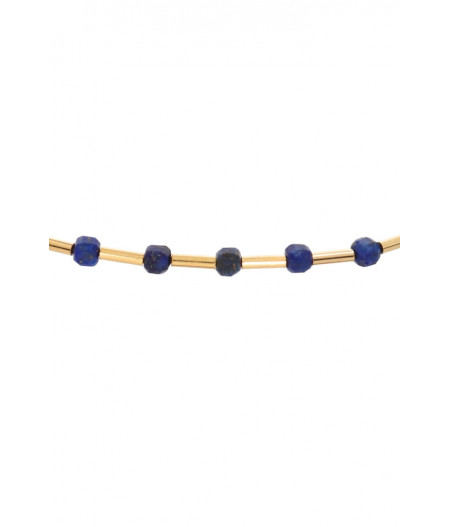 bratara din gold filled de 14k/20 (aur filat) si lapislazuli cubice