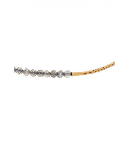 bratara din gold filled de 14k/20 (aur filat) si labradorit - 50/50