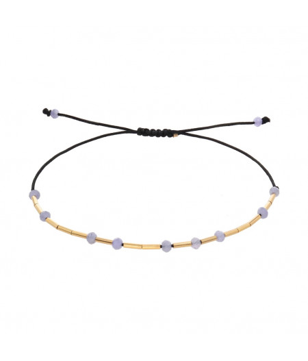 bratara din gold filled de 14k/20 (aur filat) si tanzanit