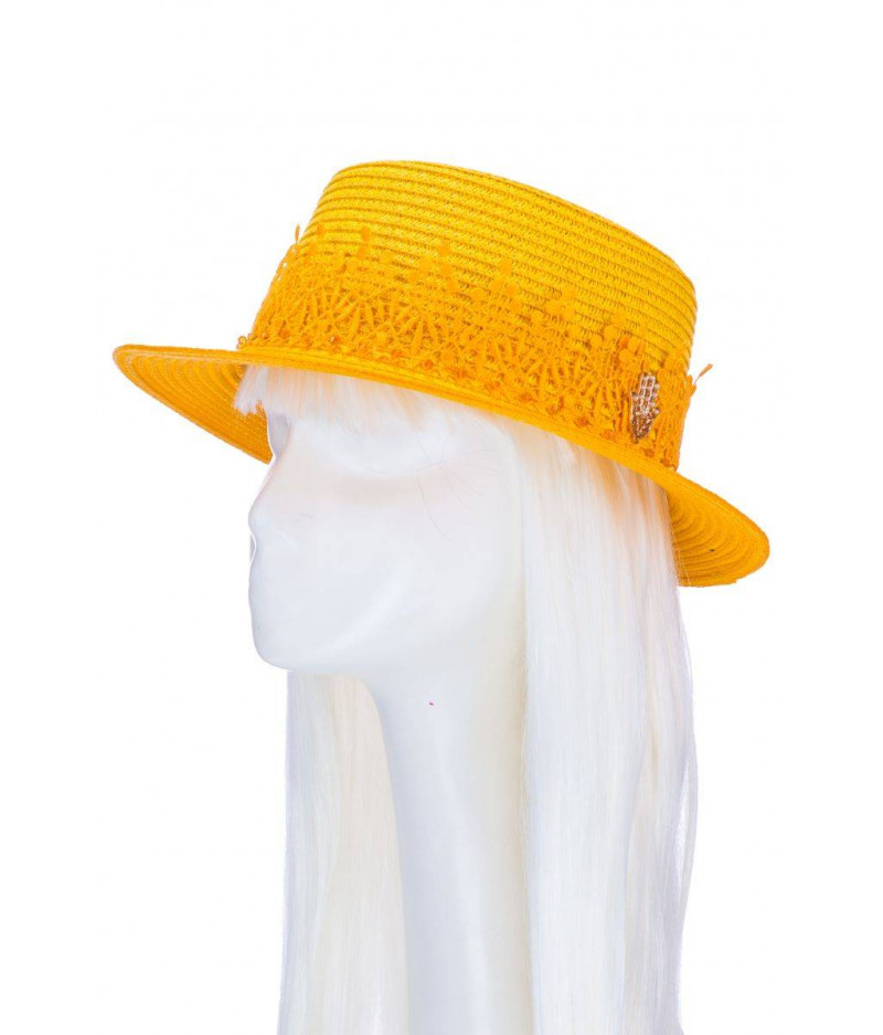 Jardin Majorelle Mini Straw  Hat -3