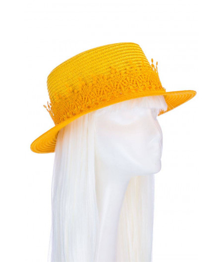 Jardin Majorelle Mini Straw  Hat -3