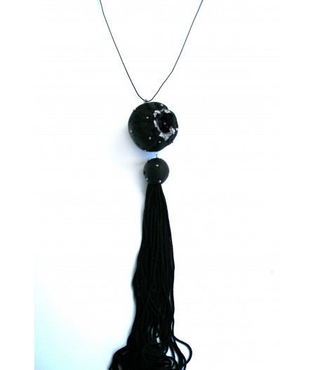 “Expression” black sphere silver