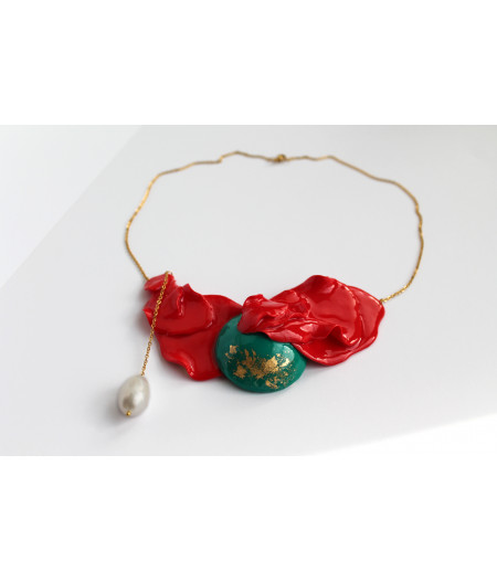 Candy-red-green-necklace