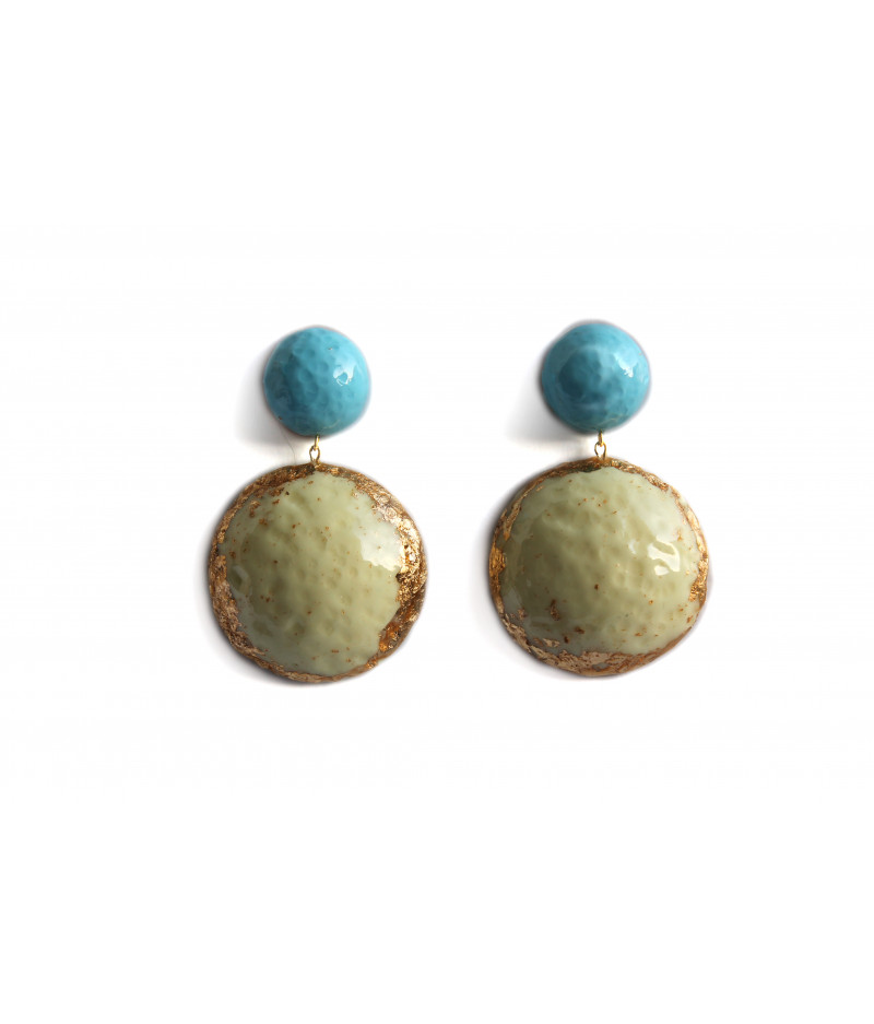 Candy-pastel-vanilla-gold-earrings