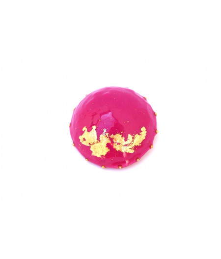 Candy-magenta-brooch