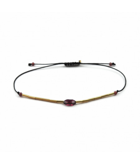 bratara Garnet Essence  din gold filled de 14k/20 si granat