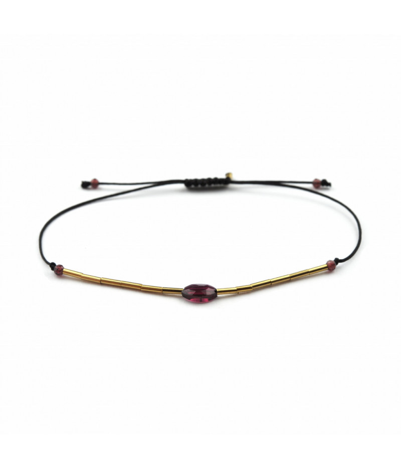 bratara Garnet Essence  din gold filled de 14k/20 si granat